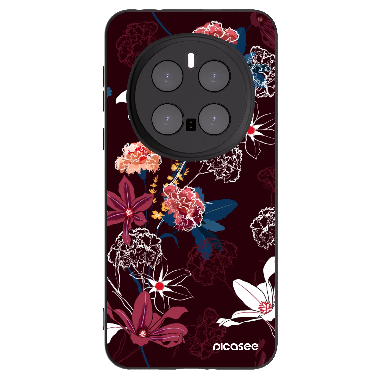 Picasee Μαύρη θήκη σιλικόνης για Honor Magic7 Pro 5G - Dark Meadow