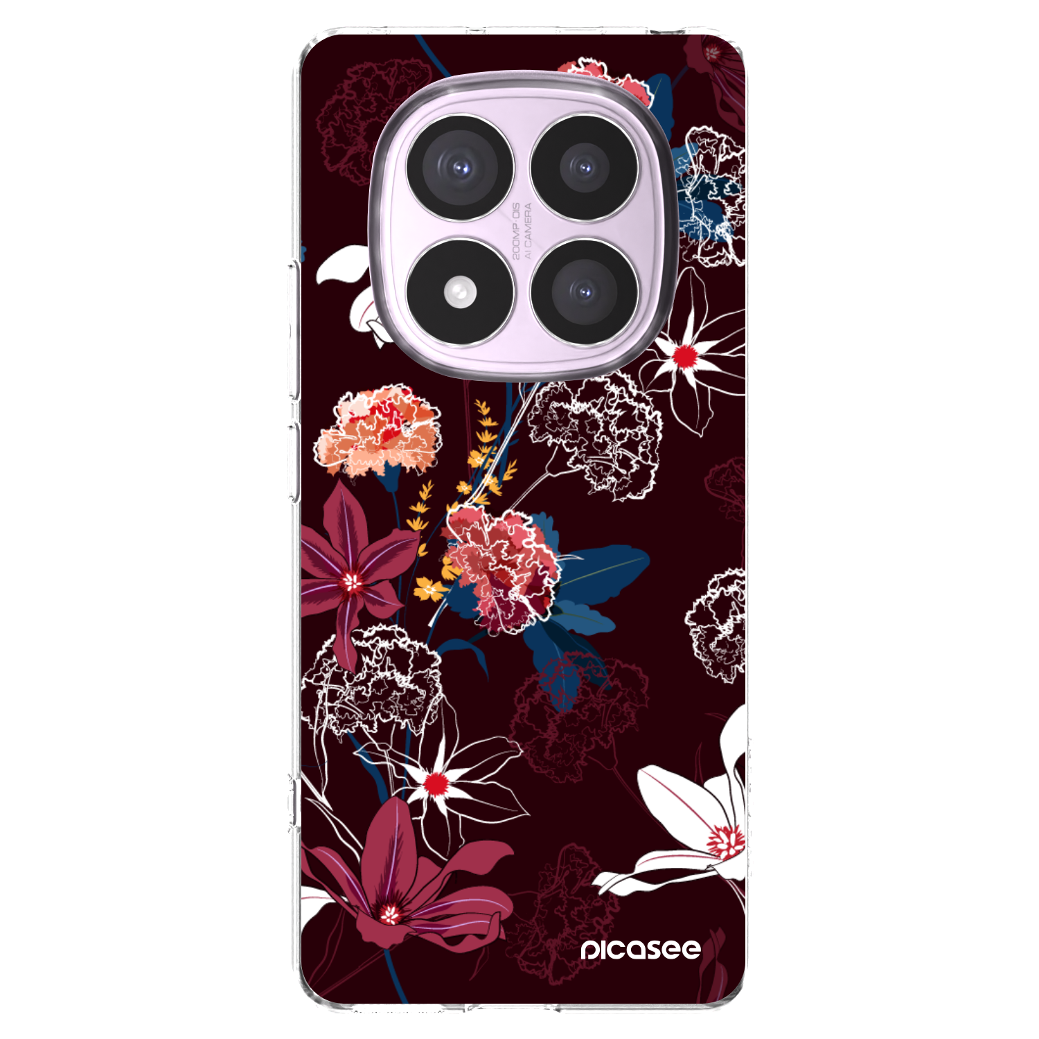 Picasee διαφανής θήκη σιλικόνης Xiaomi Redmi Note 14 Pro 4G - Dark Meadow