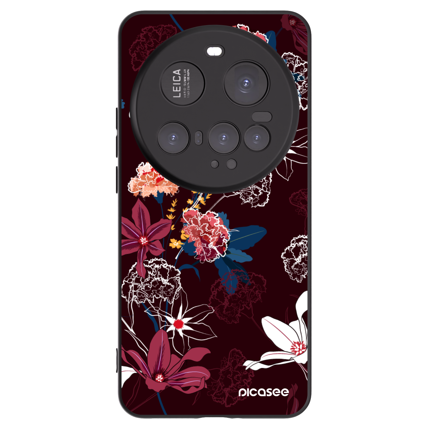 Picasee Μαύρη θήκη σιλικόνης για Xiaomi 15 Ultra - Dark Meadow