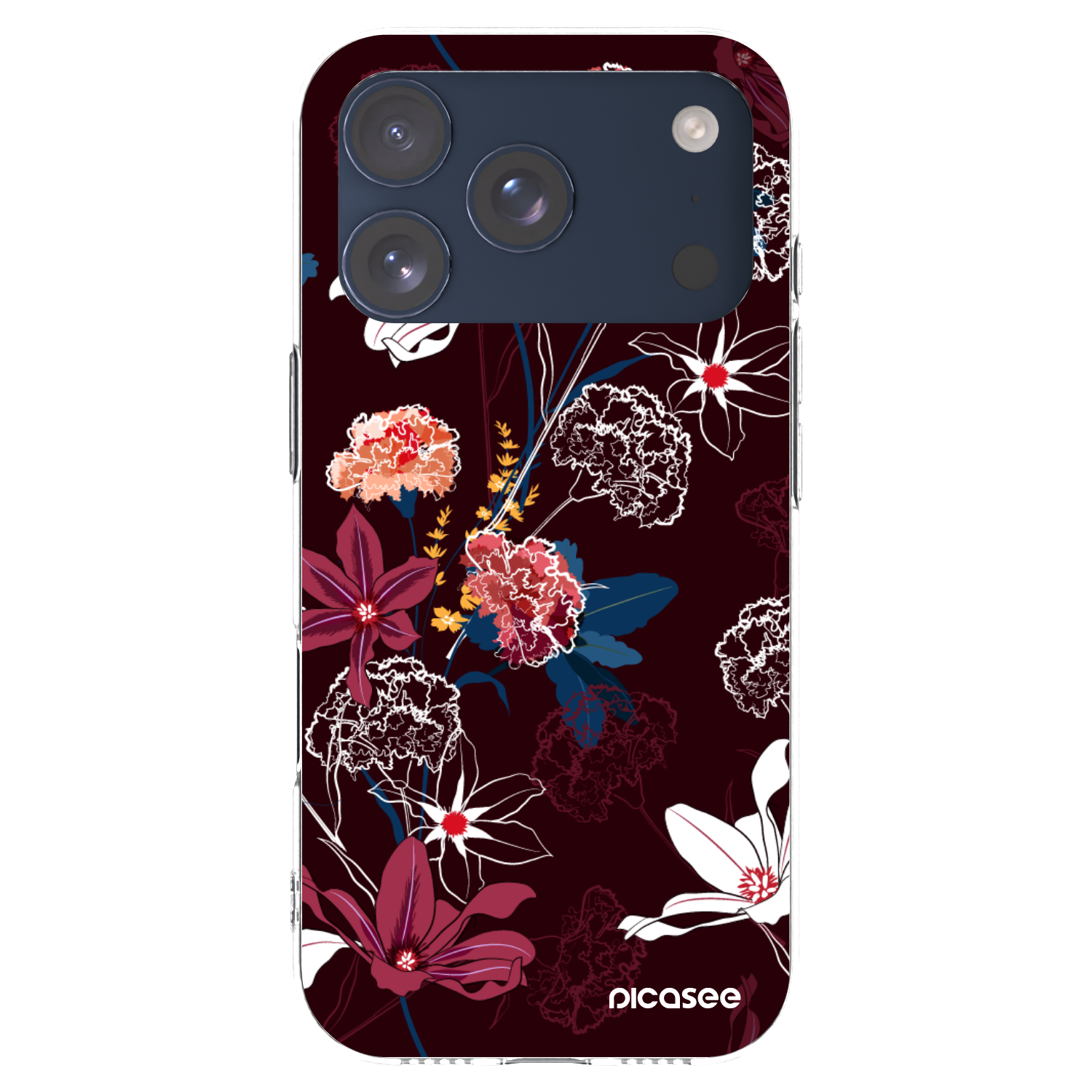 Picasee διαφανής θήκη σιλικόνης Apple iPhone 17 Pro - Dark Meadow