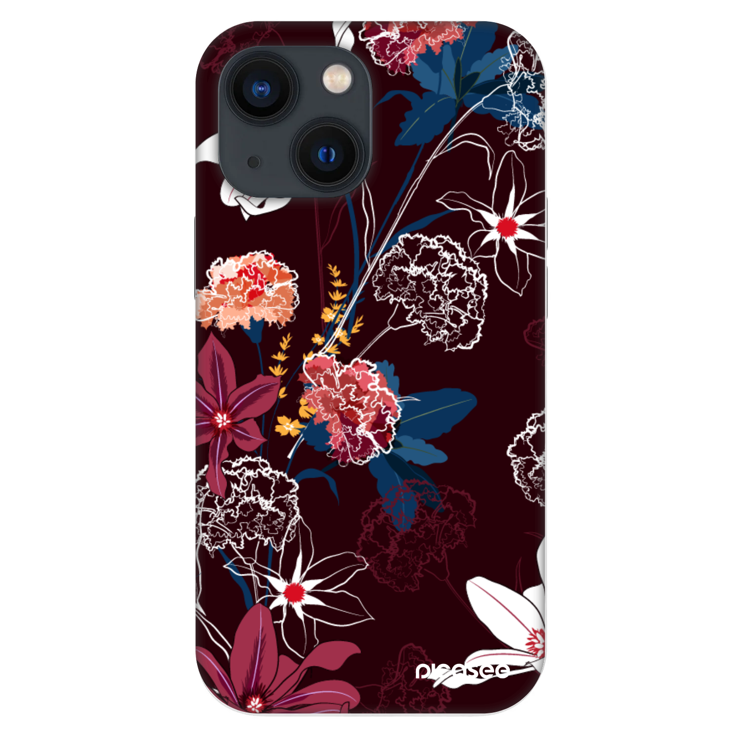 Picasee Fashion Case για Apple iPhone 13 mini - Dark Meadow