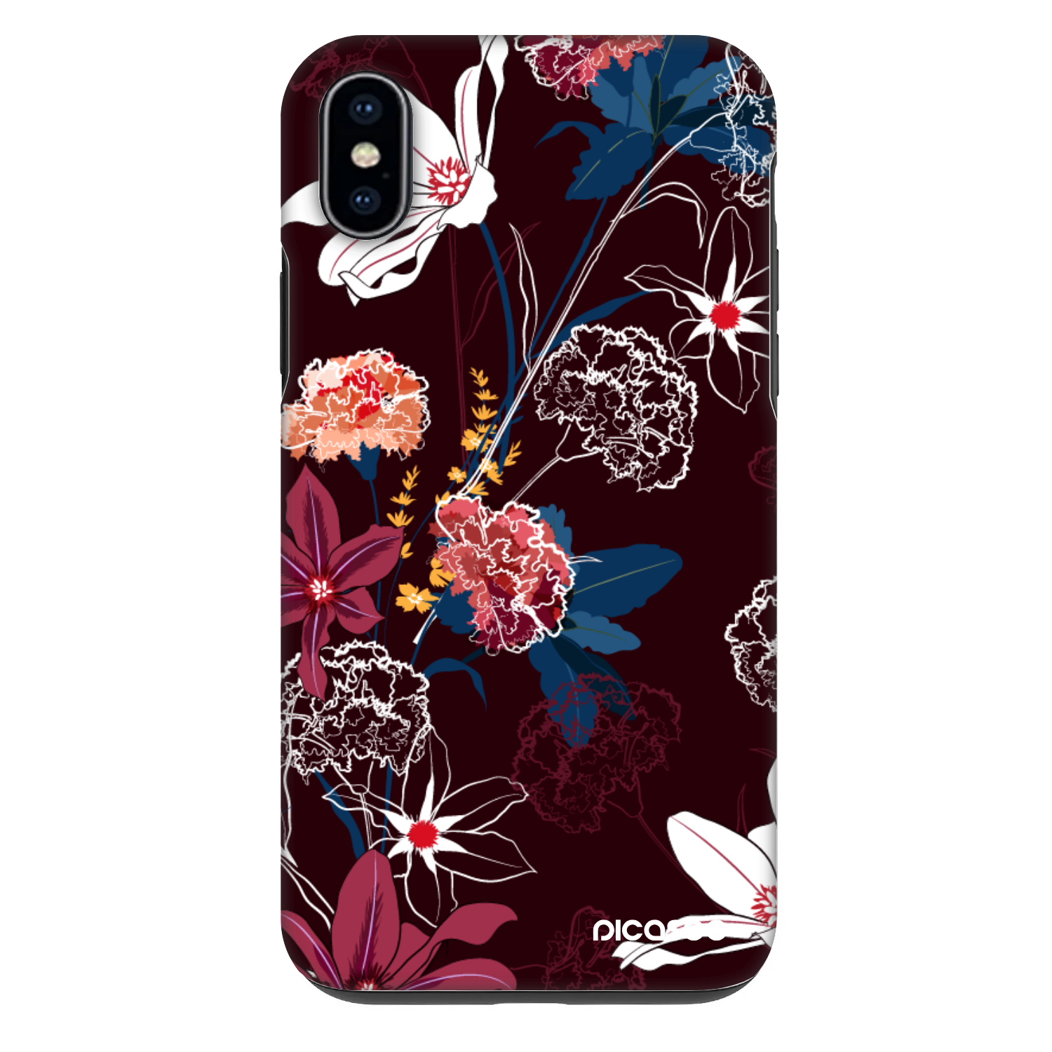 Picasee Fashion Case για Apple iPhone XS Max - Dark Meadow