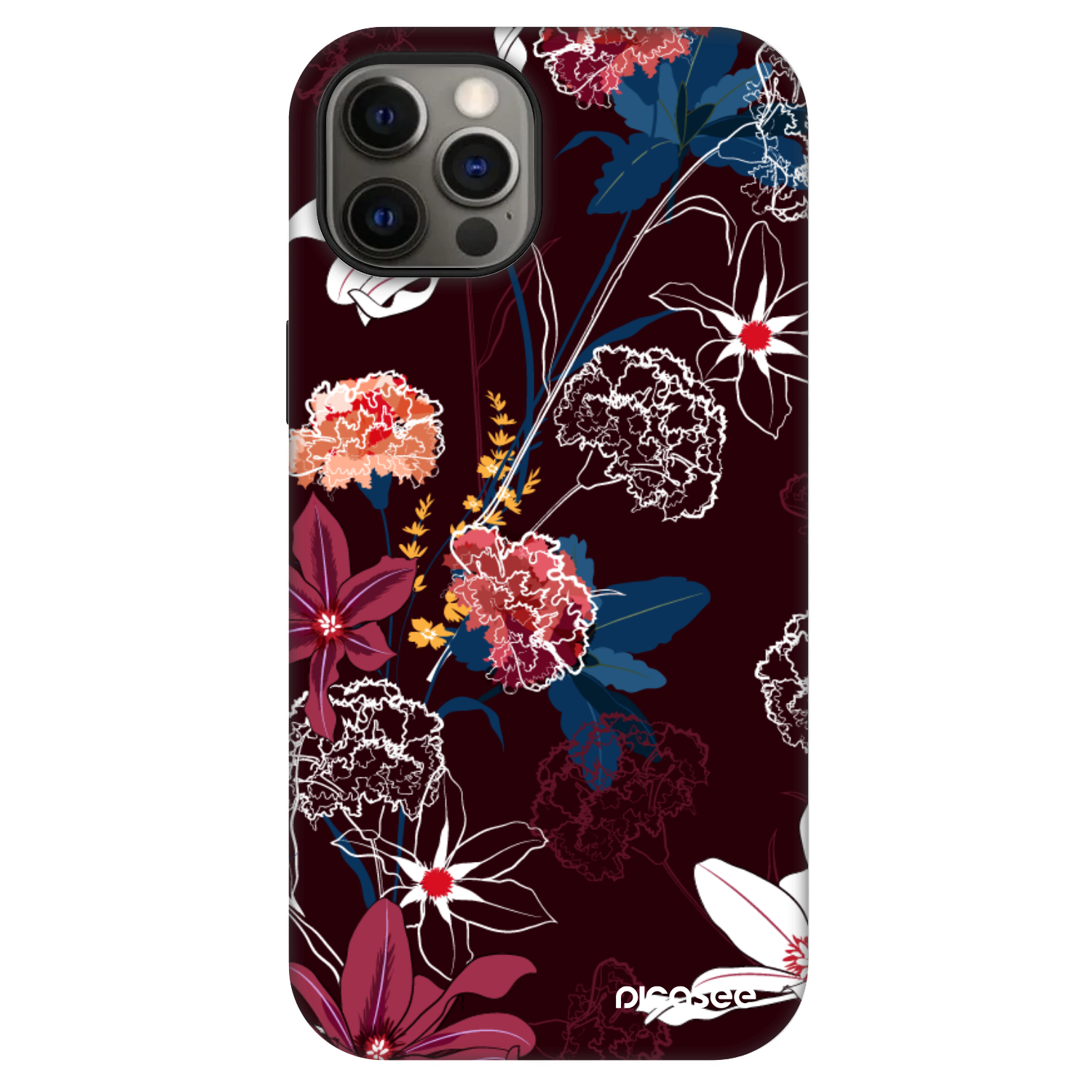 Picasee Fashion Case MagSafe για Apple iPhone 12 - Dark Meadow