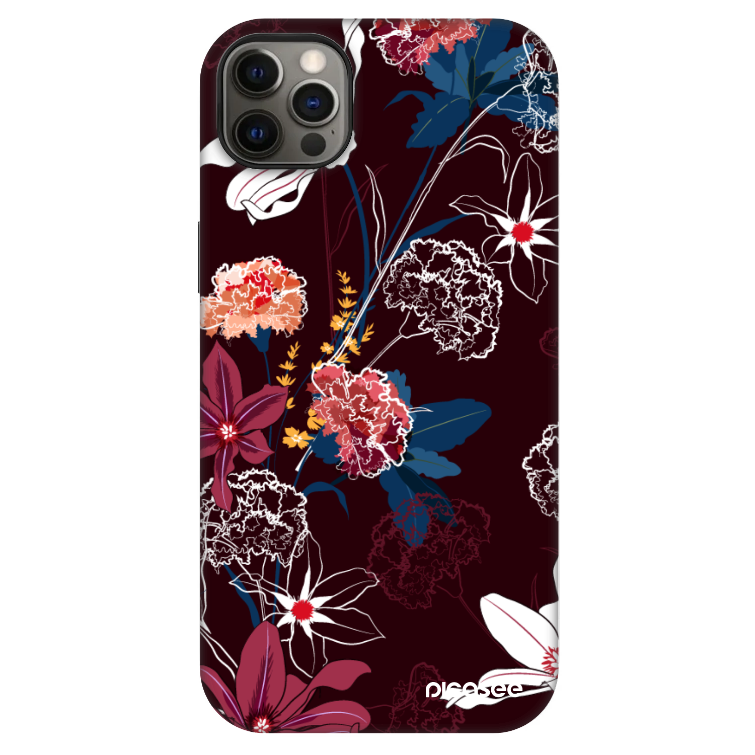 Picasee Fashion Case MagSafe για Apple iPhone 12 Pro Max - Dark Meadow