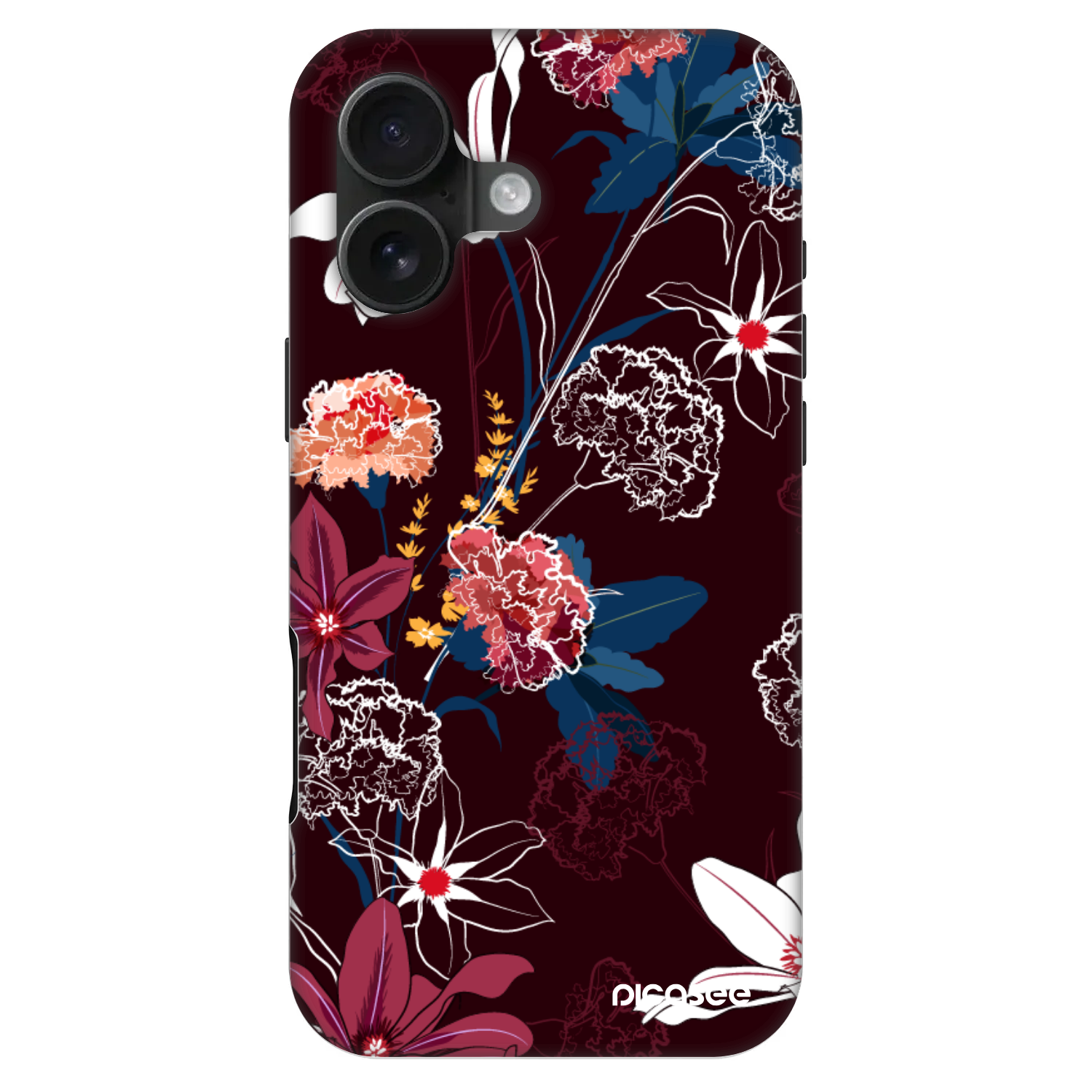 Picasee Fashion Case MagSafe για Apple iPhone 16 - Dark Meadow