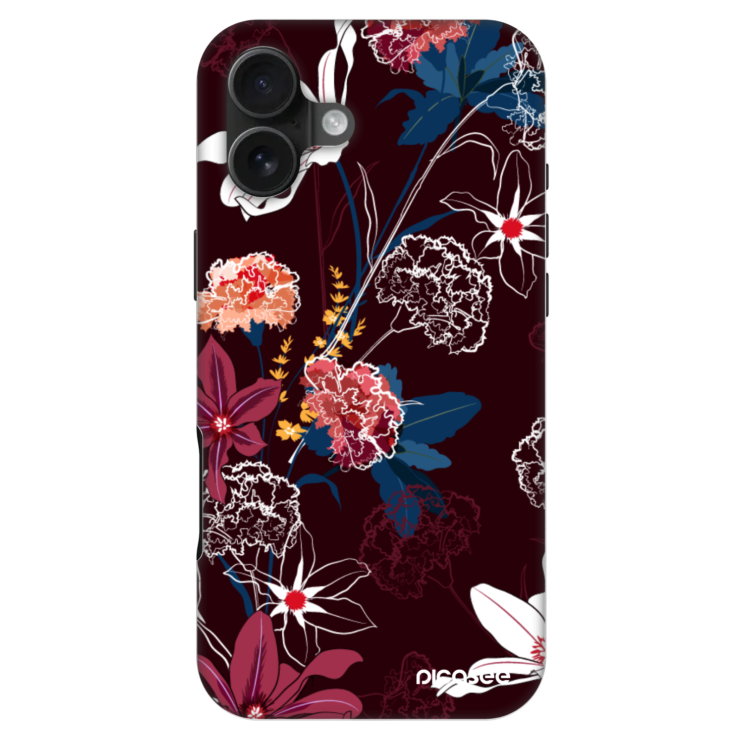 Picasee Fashion Case MagSafe για Apple iPhone 16 Plus - Dark Meadow