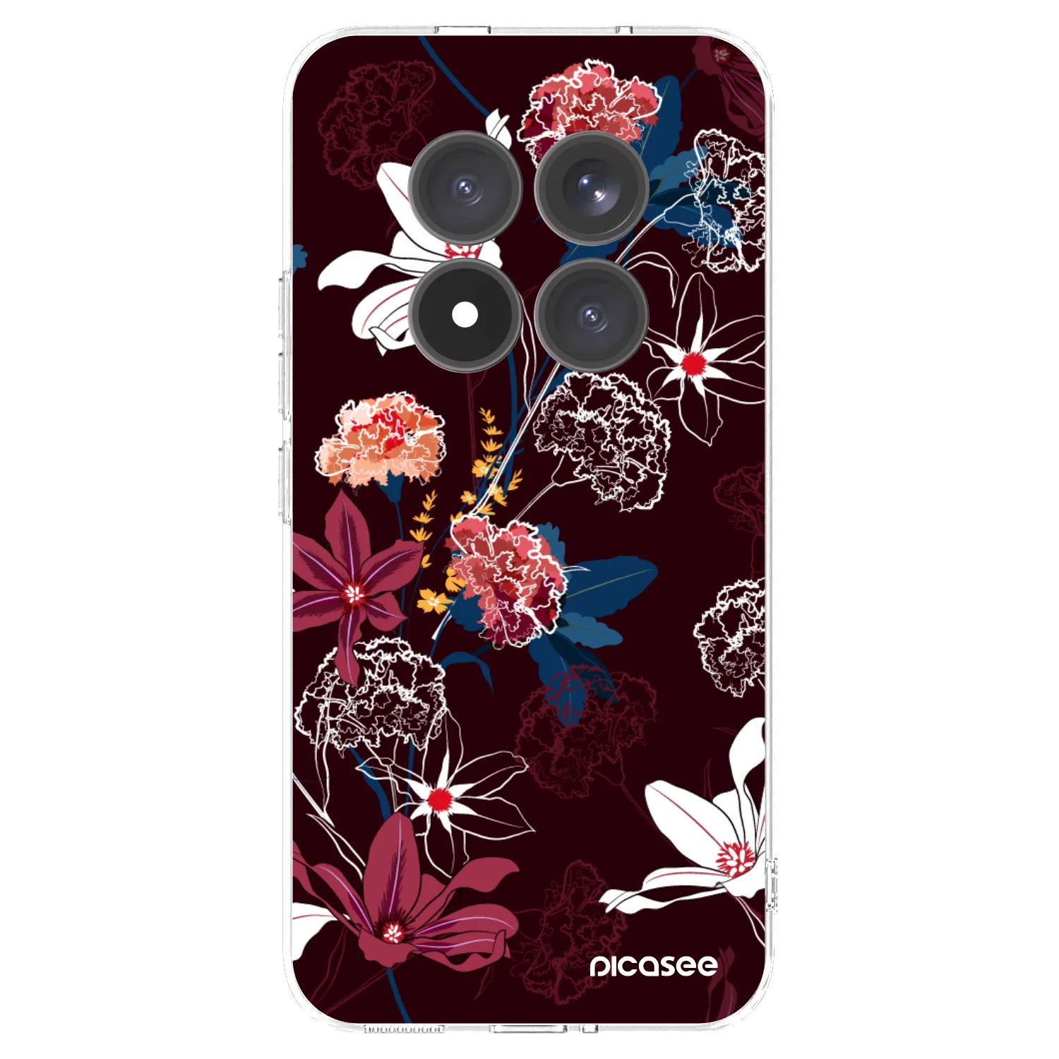 Picasee διαφανής θήκη σιλικόνης Xiaomi Redmi Note 15 Pro+ - Dark Meadow