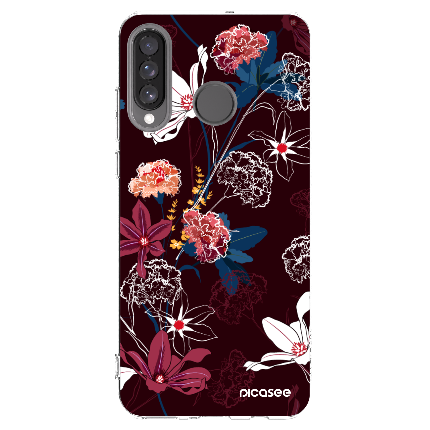 Picasee διαφανής θήκη σιλικόνης Huawei P30 Lite - Dark Meadow