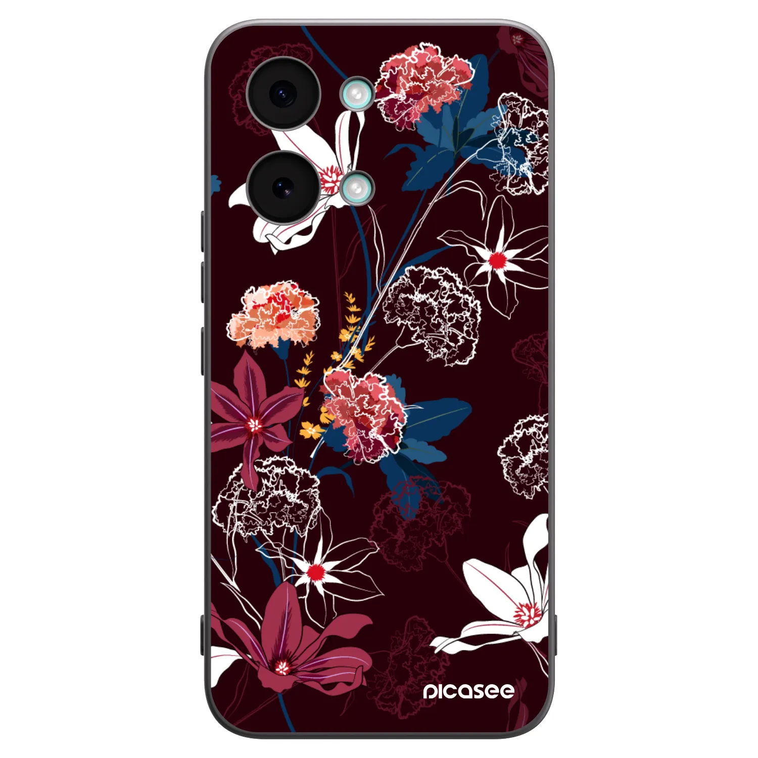 Picasee Μαύρη θήκη σιλικόνης για Xiaomi Poco X8 Pro Max - Dark Meadow