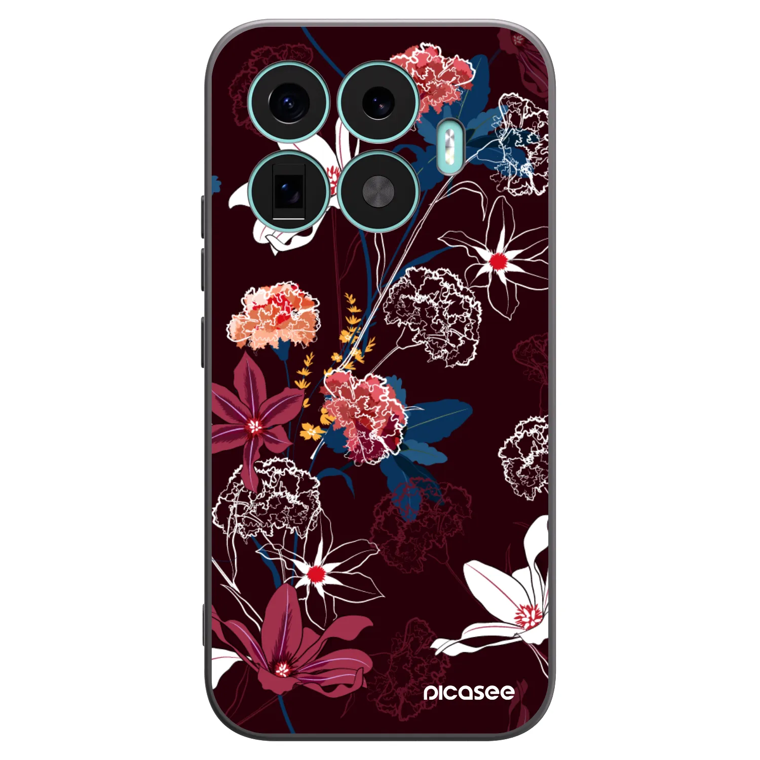 Picasee Μαύρη θήκη σιλικόνης για Xiaomi 17T - Dark Meadow