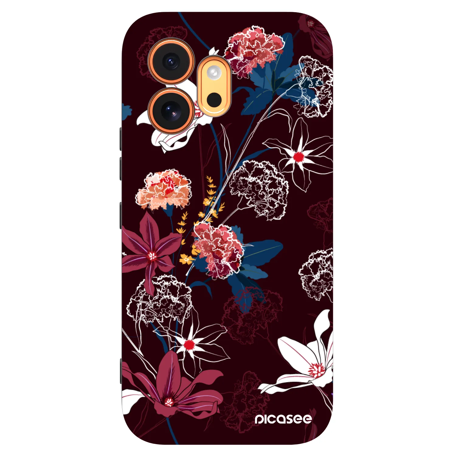 Picasee Μαύρη θήκη σιλικόνης για Honor 600 - Dark Meadow