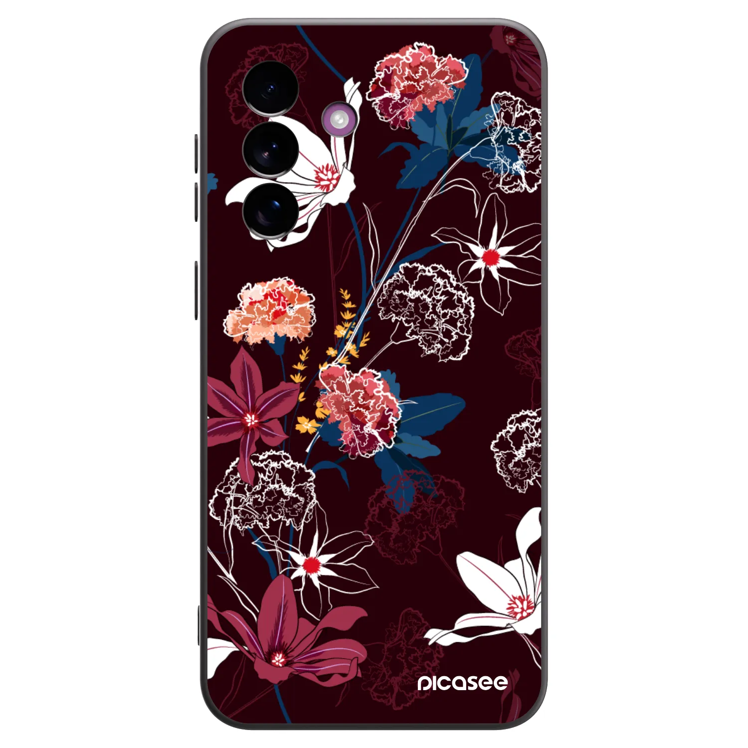 Picasee Μαύρη θήκη σιλικόνης για Samsung Galaxy A37 - Dark Meadow