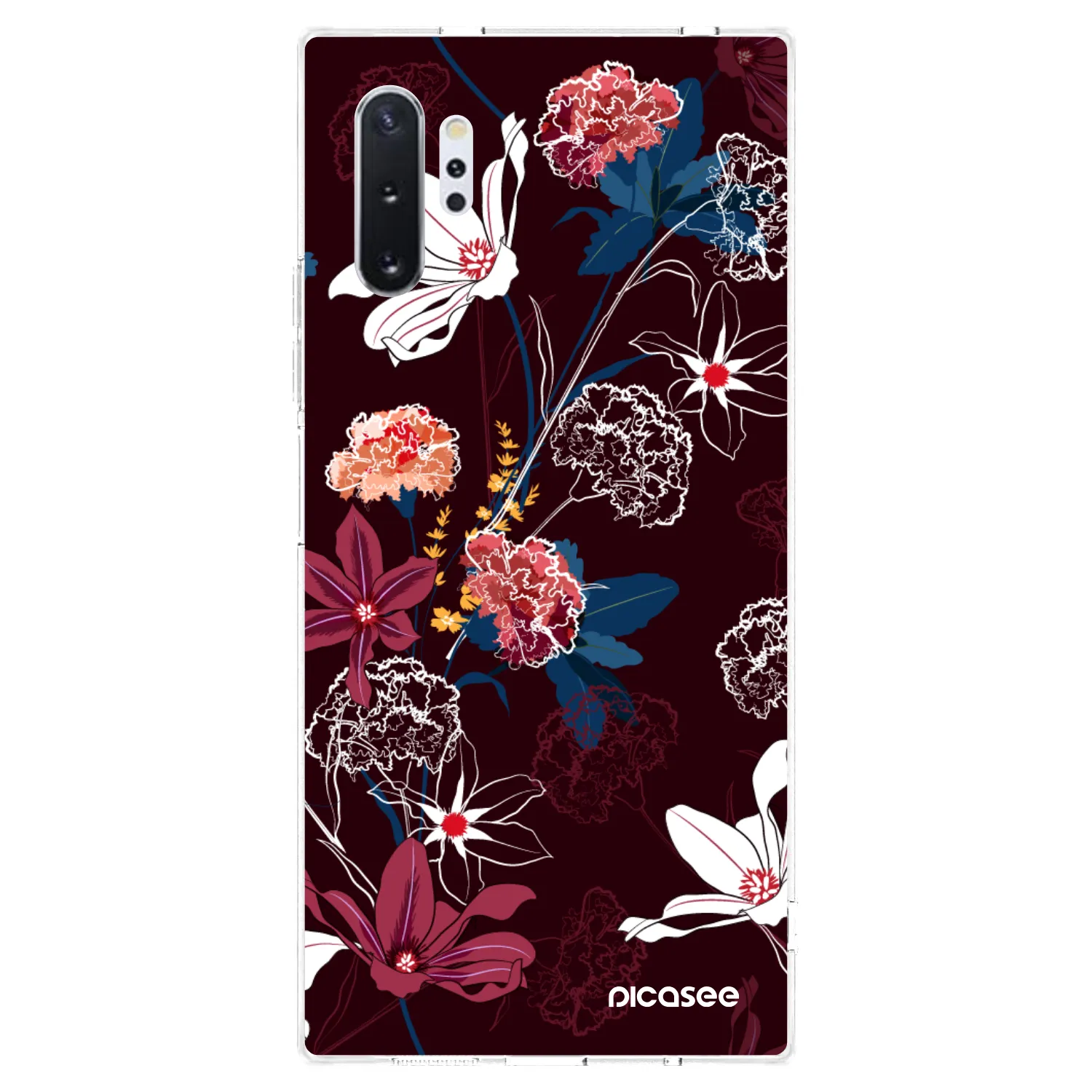 Picasee διαφανής θήκη σιλικόνης Samsung Galaxy Note 10+ N975F - Dark Meadow