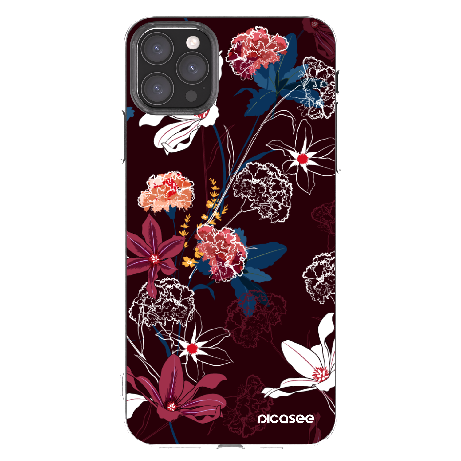 Picasee διαφανής θήκη σιλικόνης Apple iPhone 11 Pro Max - Dark Meadow