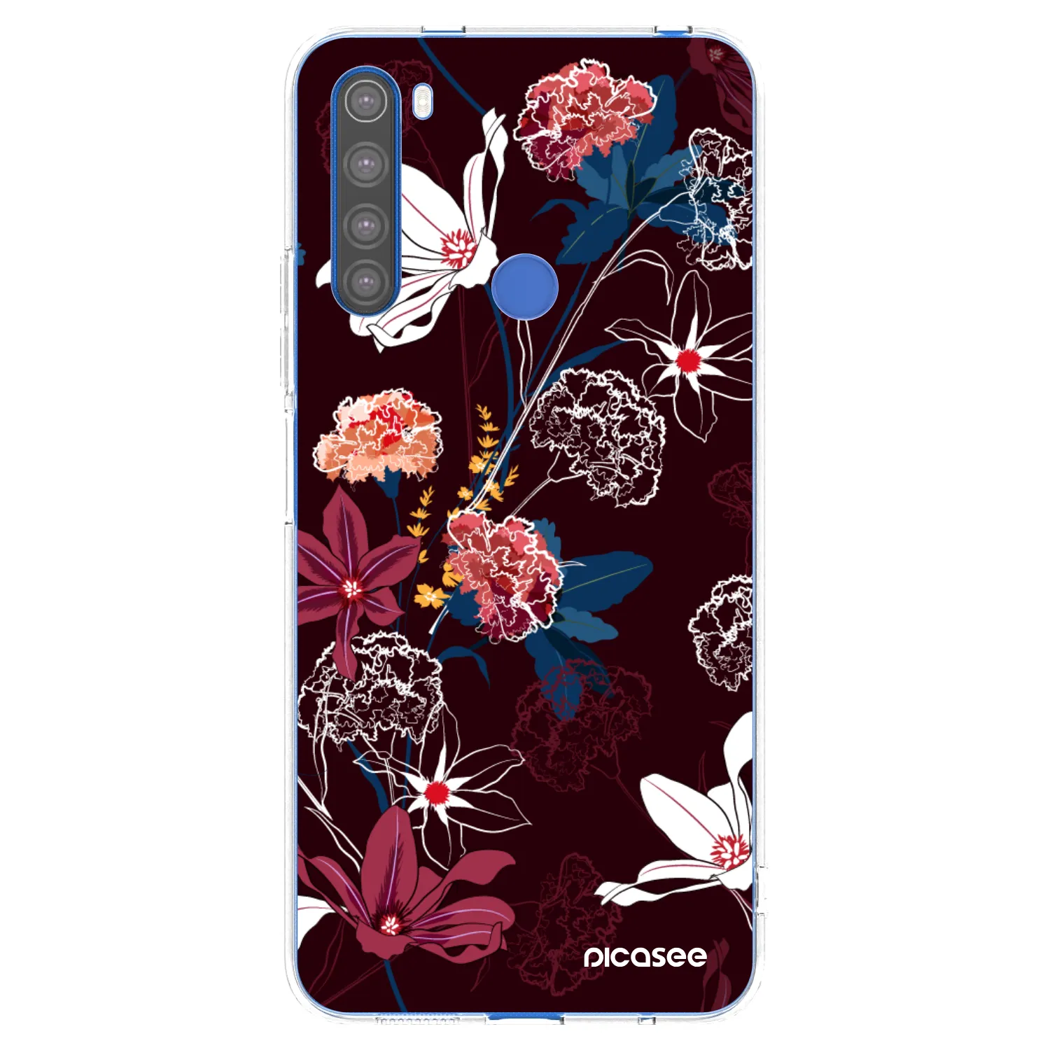 Picasee διαφανής θήκη σιλικόνης Xiaomi Redmi Note 8T - Dark Meadow