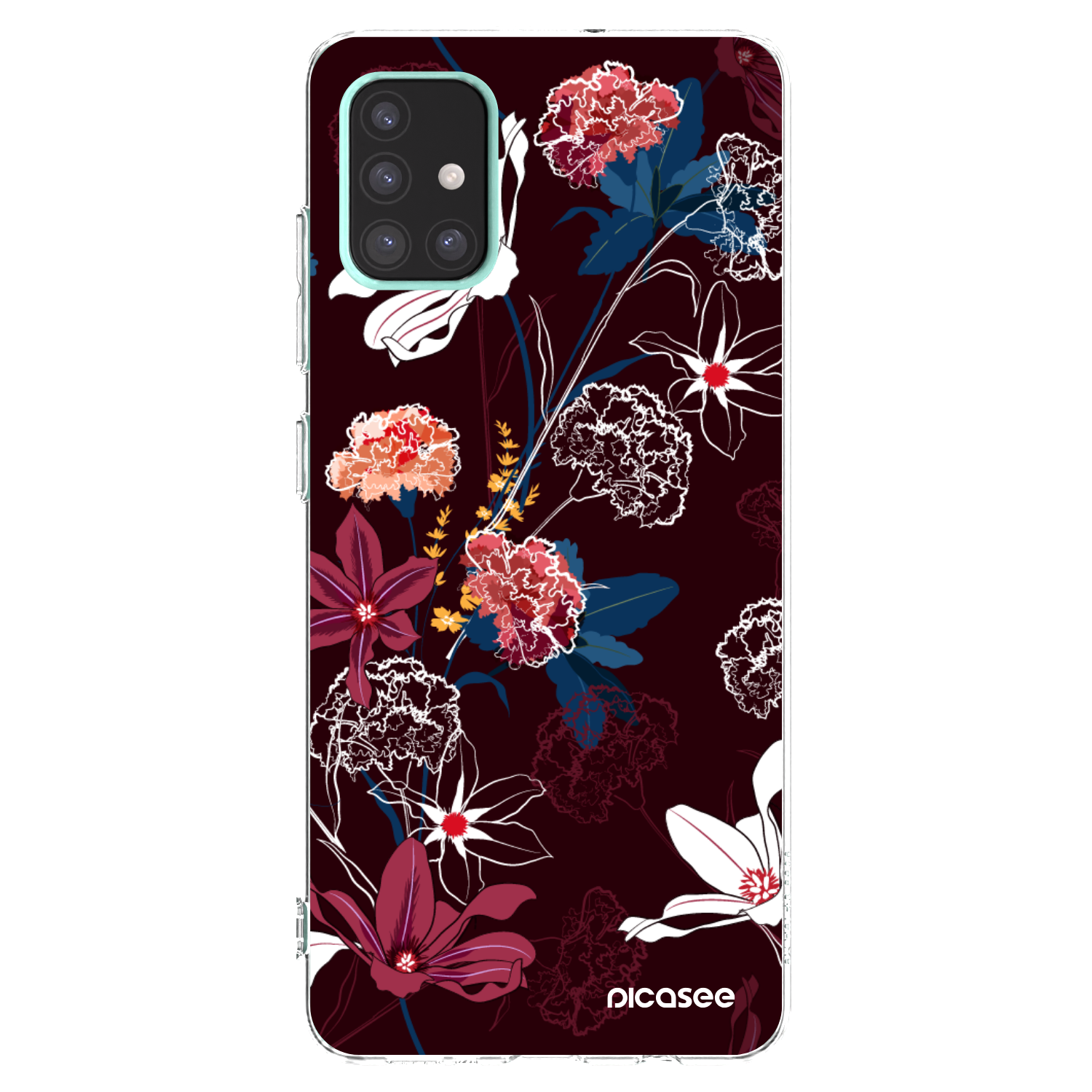Picasee διαφανής θήκη σιλικόνης Samsung Galaxy A51 A515F - Dark Meadow
