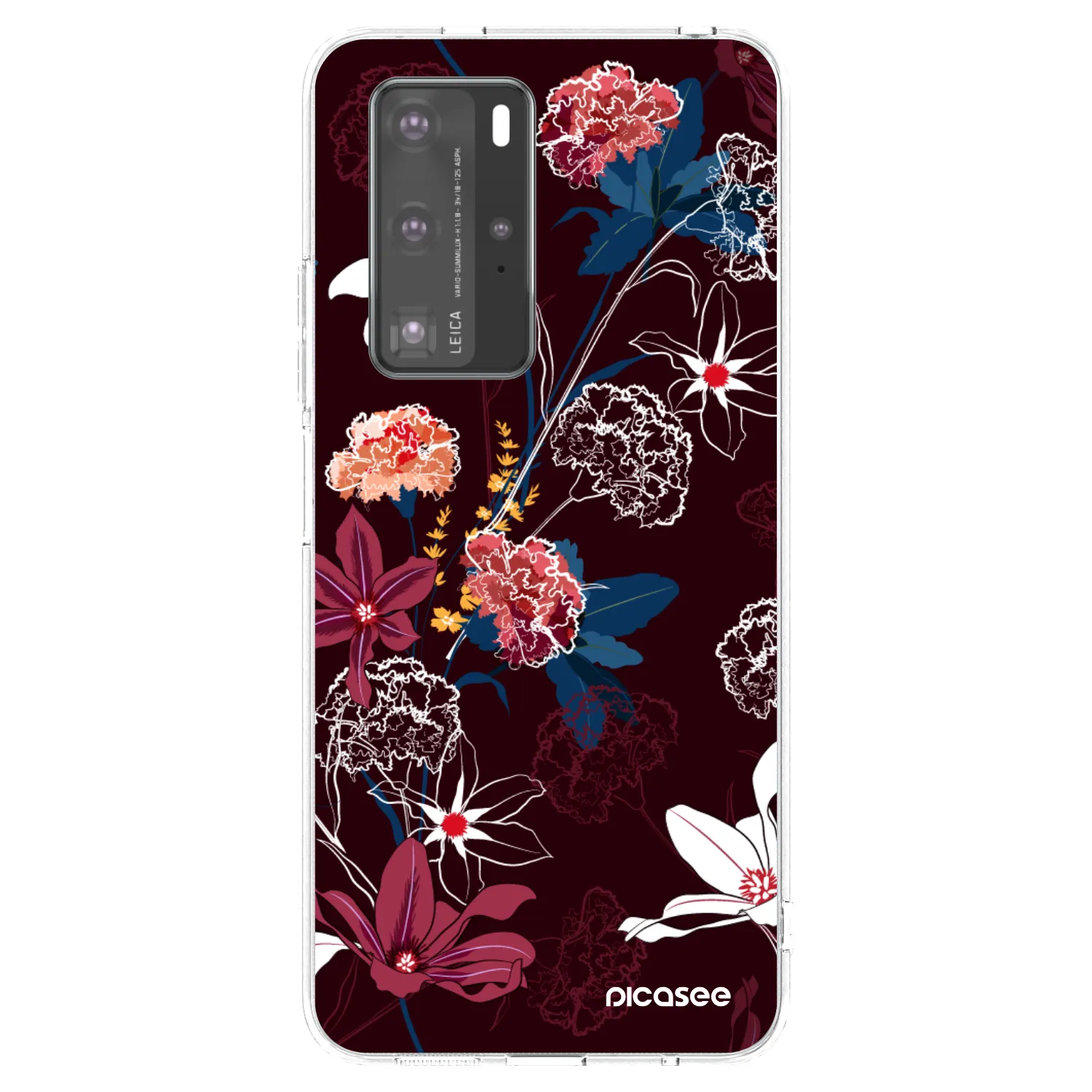 Picasee διαφανής θήκη σιλικόνης Huawei P40 Pro - Dark Meadow