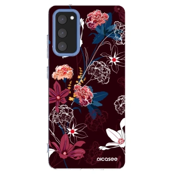 Picasee διαφανής θήκη σιλικόνης Samsung Galaxy S20 FE - Dark Meadow