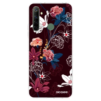 Picasee διαφανής θήκη σιλικόνης Realme 6i - Dark Meadow