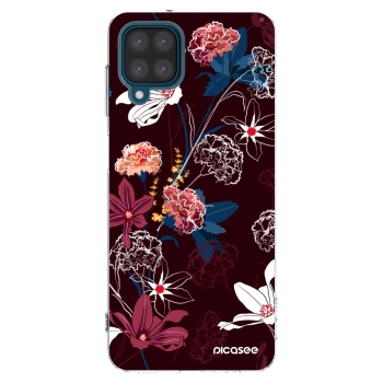 Picasee διαφανής θήκη σιλικόνης Samsung Galaxy A12 A125F - Dark Meadow