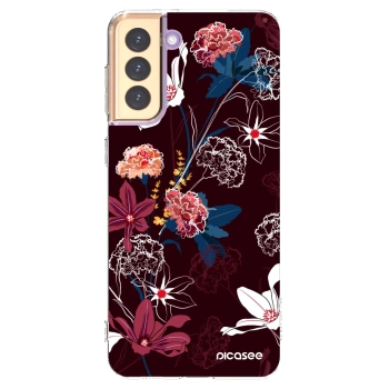 Picasee διαφανής θήκη σιλικόνης Samsung Galaxy S21+ 5G G996F - Dark Meadow