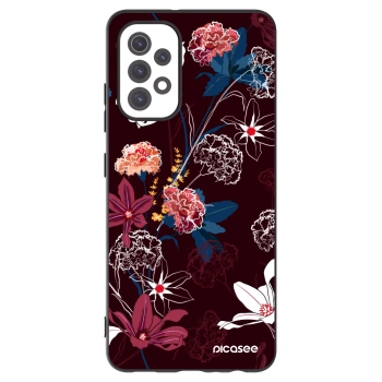 Picasee Μαύρη θήκη σιλικόνης για Samsung Galaxy A32 5G A326B - Dark Meadow