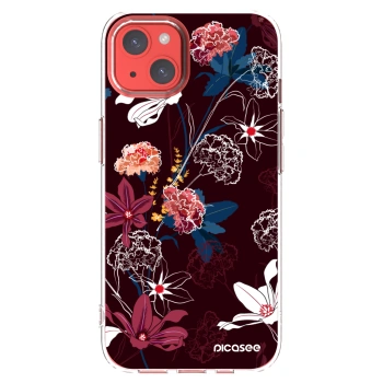Picasee διαφανής θήκη σιλικόνης Apple iPhone 13 - Dark Meadow