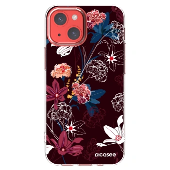 Picasee διαφανής θήκη σιλικόνης Apple iPhone 13 mini - Dark Meadow