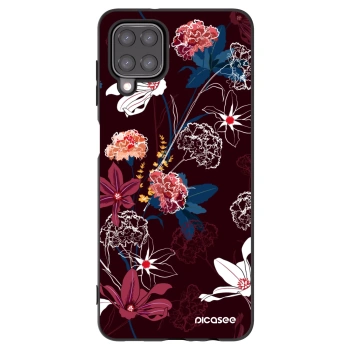 Picasee Μαύρη θήκη σιλικόνης για Samsung Galaxy M12 M127F - Dark Meadow