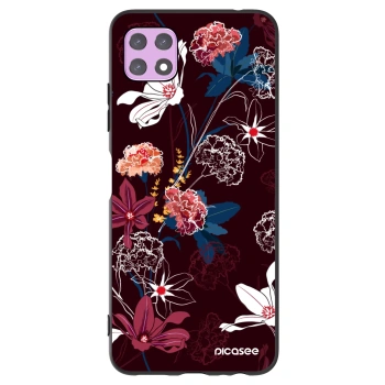 Picasee Μαύρη θήκη σιλικόνης για Samsung Galaxy A22 A226B 5G - Dark Meadow