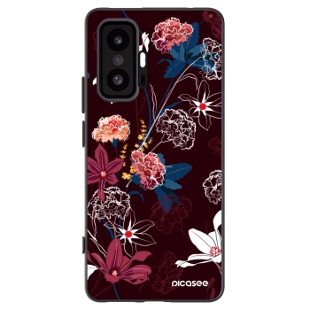 Picasee Μαύρη θήκη σιλικόνης για Xiaomi 11T Pro - Dark Meadow