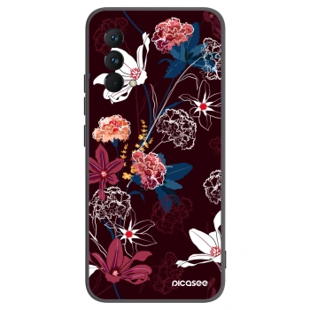 Picasee Μαύρη θήκη σιλικόνης για Realme GT Master Edition 5G - Dark Meadow