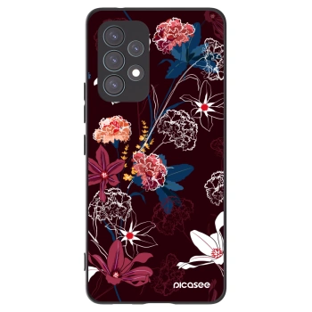 Picasee Μαύρη θήκη σιλικόνης για Samsung Galaxy A53 5G A536 - Dark Meadow