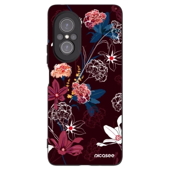 Picasee Μαύρη θήκη σιλικόνης για Huawei Nova 9 SE - Dark Meadow