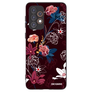 Picasee Μαύρη θήκη σιλικόνης για Samsung Galaxy A33 5G A336 - Dark Meadow