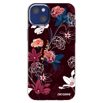 Picasee διαφανής θήκη σιλικόνης Apple iPhone 14 Plus - Dark Meadow