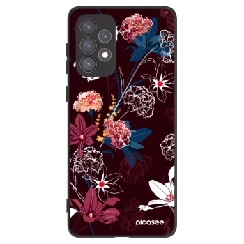 Picasee Μαύρη θήκη σιλικόνης για Samsung Galaxy A73 5G - Dark Meadow