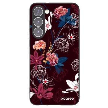 Picasee Μαύρη θήκη σιλικόνης για Samsung Galaxy S23+ 5G - Dark Meadow