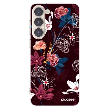 Picasee διαφανής θήκη σιλικόνης Samsung Galaxy S23+ 5G - Dark Meadow
