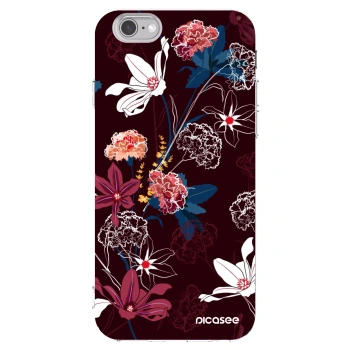Picasee διαφανής θήκη σιλικόνης Apple iPhone 6/6S - Dark Meadow
