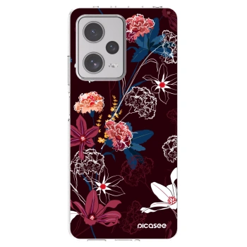 Picasee διαφανής θήκη σιλικόνης Xiaomi Redmi Note 12 Pro+ 5G - Dark Meadow