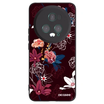 Picasee Μαύρη θήκη σιλικόνης για Honor Magic5 Pro - Dark Meadow