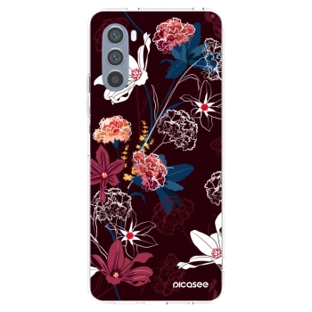 Picasee διαφανής θήκη σιλικόνης Motorola Moto G62 - Dark Meadow