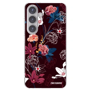 Picasee διαφανής θήκη σιλικόνης Samsung Galaxy S24 S921B 5G - Dark Meadow