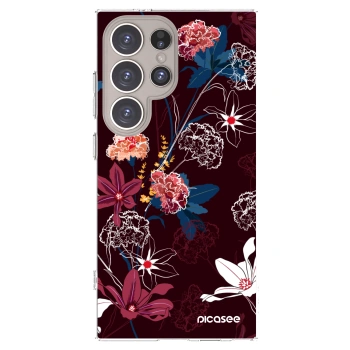 Picasee διαφανής θήκη σιλικόνης Samsung Galaxy S24 Ultra S928B 5G - Dark Meadow