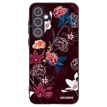 Picasee Μαύρη θήκη σιλικόνης για Samsung Galaxy A35 5G A356B - Dark Meadow