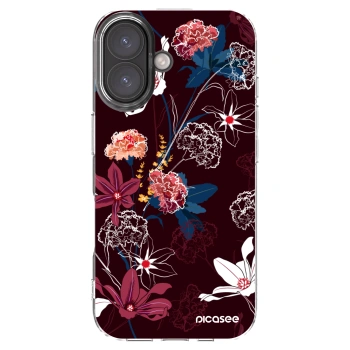 Picasee διαφανής θήκη σιλικόνης Apple iPhone 16 - Dark Meadow