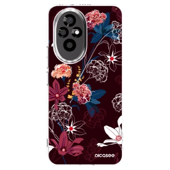Picasee διαφανής θήκη σιλικόνης Honor 200 Pro 5G - Dark Meadow