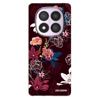 Picasee διαφανής θήκη σιλικόνης Xiaomi Redmi Note 14 Pro 5G - Dark Meadow