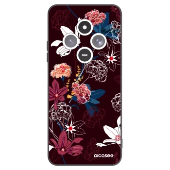 Picasee Μαύρη θήκη σιλικόνης για Xiaomi Redmi 14C - Dark Meadow